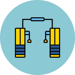 Cable crossover machine icon