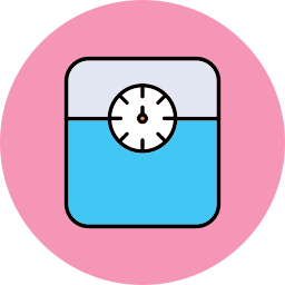 Weight scale icon