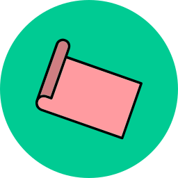 Yoga mat icon