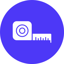 Measuring tape icon