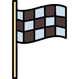 Racing flag icon