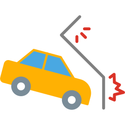 Car crash icon