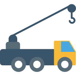 Crane truck icon