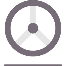 Steering wheel icon