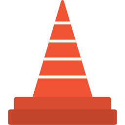 Traffic cone icon