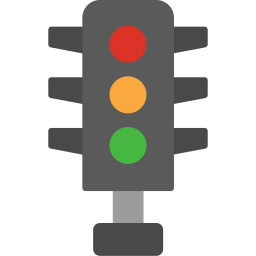 Traffic light icon