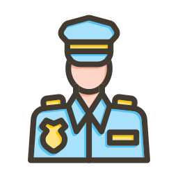 officier de police Icône