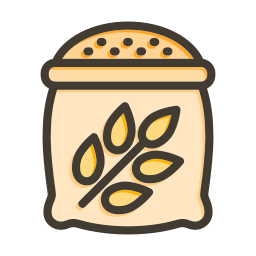 Wheat sack icon