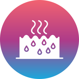 Hot water icon