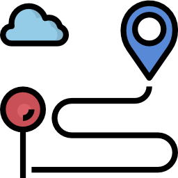 Maps and location icon