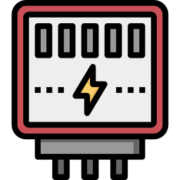 Electric meter icon