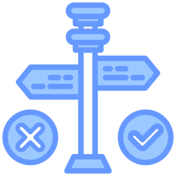 Decision making icon