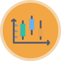 Candlestick chart icon