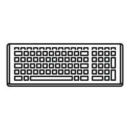 clavier Icône