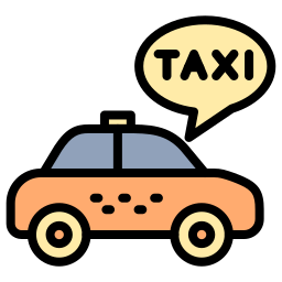 Taxi car icon