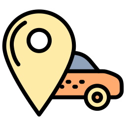 Taxi car icon