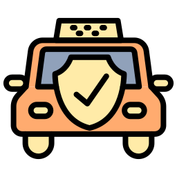 Taxi car icon