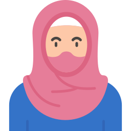 Muslim woman icon