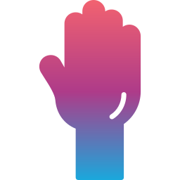 Hand up icon