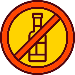 No alcohol icon