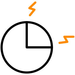 diagramme circulaire Icône