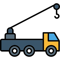 Crane truck icon