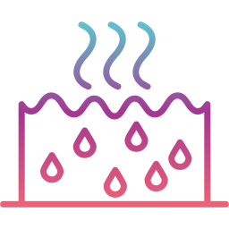 Hot water icon