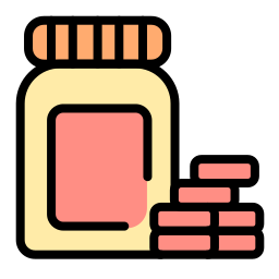 Pill bottle icon