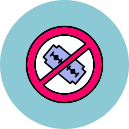 No knife icon