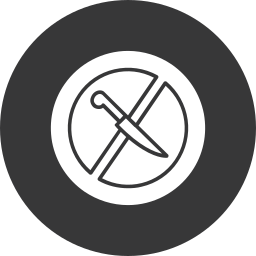 No knife icon