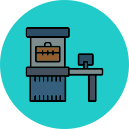 Luggage scanner icon