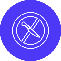 No knife icon