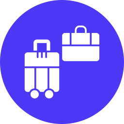 Luggage bag icon