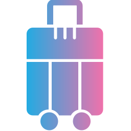 Luggage bag icon