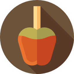 Caramelized apple icon