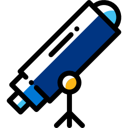 télescope Icône