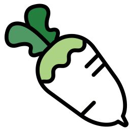 White radish icon