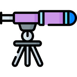 télescope Icône