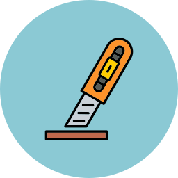 Paper cutter icon