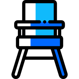 Feeding chair icon