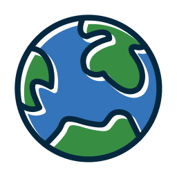 planet erde icon