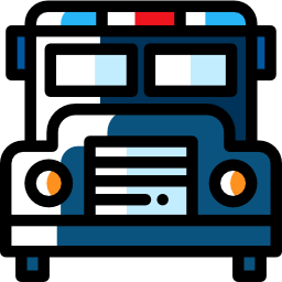 Prison bus icon