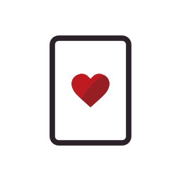 Heart card icon