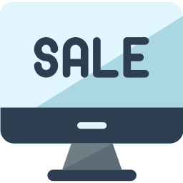 Online sale icon