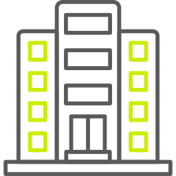 immeuble de bureaux Icône
