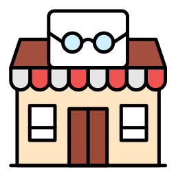 Optical shop icon