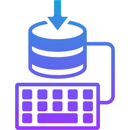 Input data icon