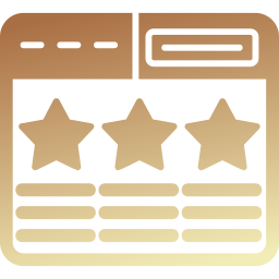 Web rating icon