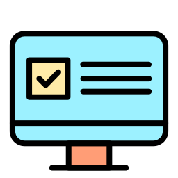 Online survey icon