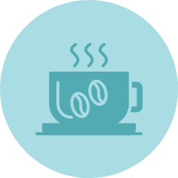 Hot coffee icon